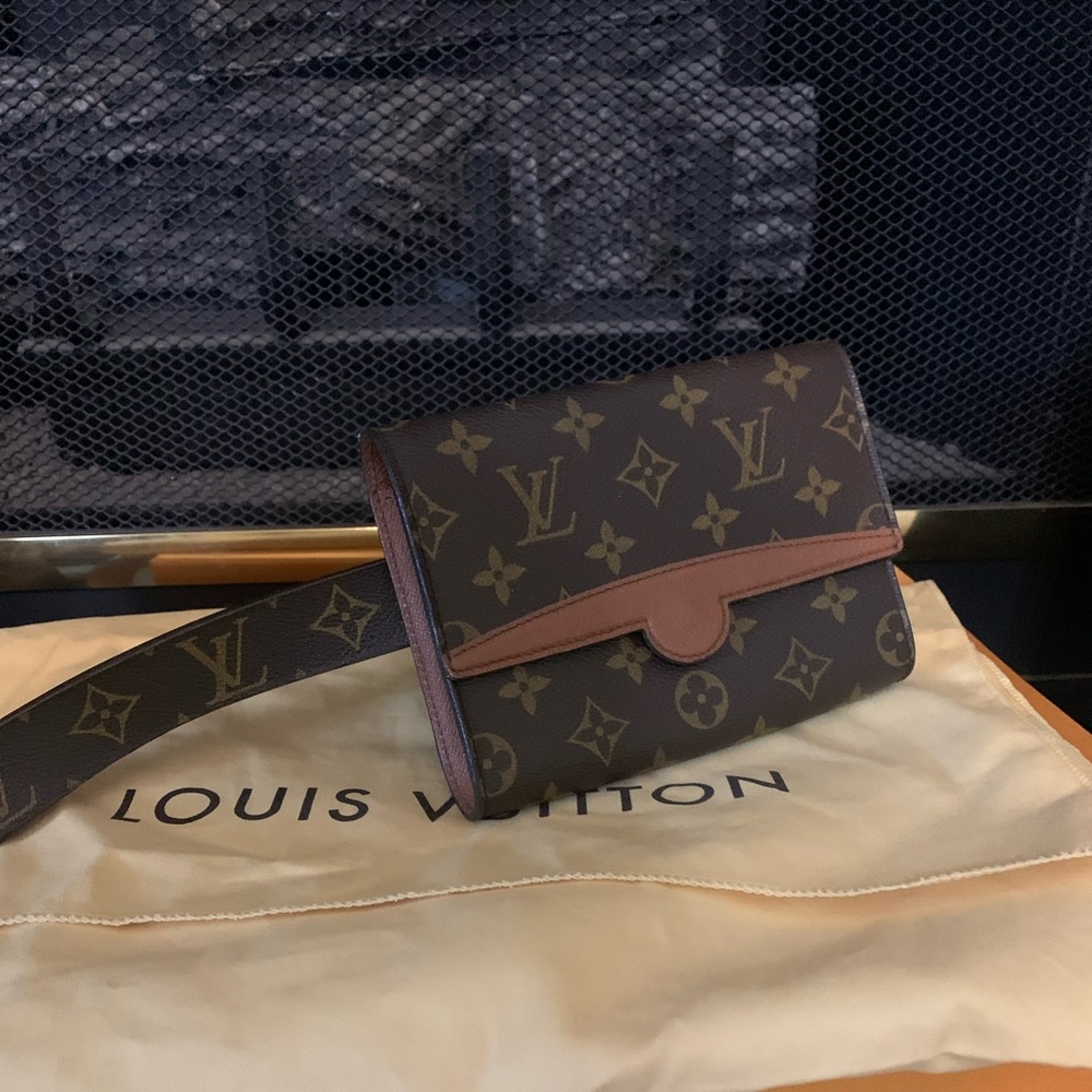 Monogram belt bag